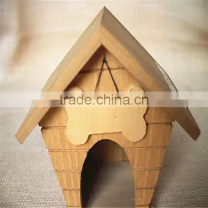 Indoor Bird Houses Paulownia Small Wooden Bird Houses Handmade Christmas Bird Houses Wood Bird House With Door thumbnail-5
