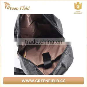 Wholesale Reusable Hiking Laptop Bag Tyvek Black Backpack thumbnail-3