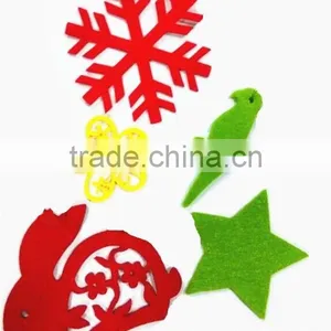 15082002 Beautiful Felt Snowflake Christmas Tree Hanging Decoration thumbnail-1