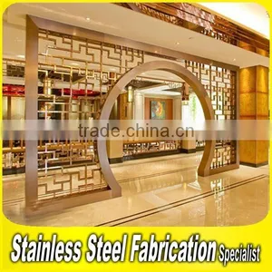 2015 Fashion Design 304 Stainless Steel Decorative Room Divider Door thumbnail-4