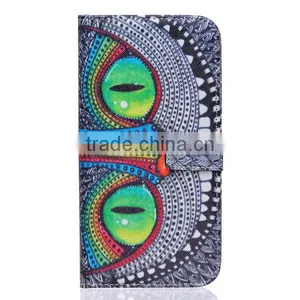 Painting Phone Case Wallet Leather Case Leather Flip Holster for Samsung S7 Edge thumbnail-4