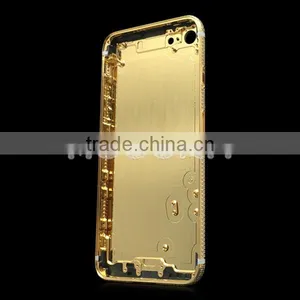 Luxury 24k Gold Plated Back Housing, Full Diamond Gold Housing for IPhone 7 thumbnail-3