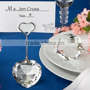 Wedding Table Decoration Crystal Place Card Holder thumbnail-4