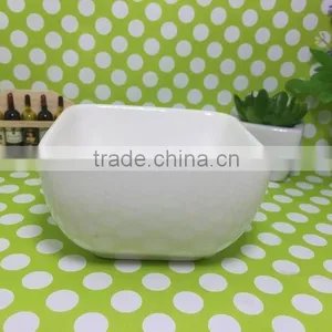 Stocked White Porcelain Square Dish/food Dish/rice Dish/salad Bowl thumbnail-5