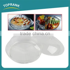 AS Material Keep Food Fresh Ice Chilled Serving Large Ice Bowl With Lid thumbnail-1