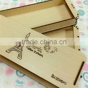 South Korea DIY Stationery Case,wooden Student Create Pencil Box thumbnail-3