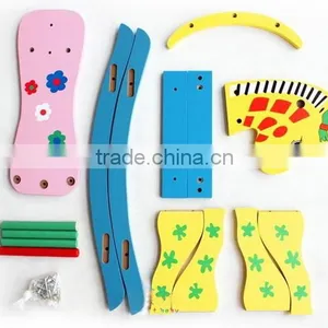 2017 Wooden Horse Rocking Walking Baby Toy Children Equipment Parts Product Wholesale Interior Decoration China Supplier thumbnail-3