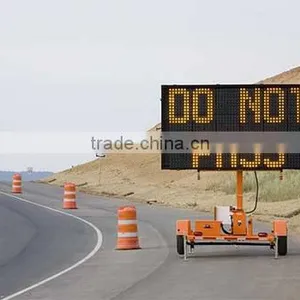 Mobile Variable Message Board Sign and Trailer Manufacturer , Graphic Display, Solar LED and Battery Powered WTMMB thumbnail-4