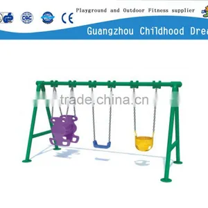 (CHD-903) Three Seats Children Outdoor Swing Sets thumbnail-1