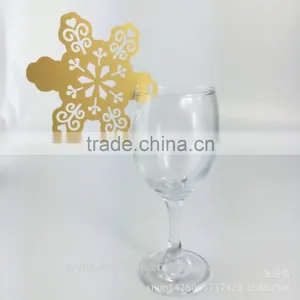 Wholesale Party Favors Supplier Wine Glass Card Laser Cut Wedding Invitation Card thumbnail-1