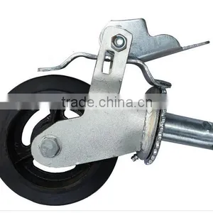 6" Mobile Scaffolding Caster Wheel With Brake thumbnail-1