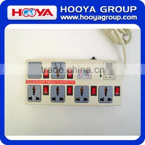 Good Quality 3m 6 Holes 6 Switch Socket With USB thumbnail-3
