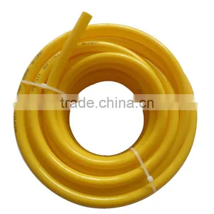Yarn Tube pu Abrasion Resistance Yellow 1/4"(10mm*6.3mm) 7.5m Used for Pneumatic Tools for Braided Hose thumbnail-2