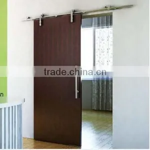 Aluminum Stainlsee Steel 304 Sliding Door Roller And Track Anti Jump Wooden Door Stop Hardware thumbnail-2