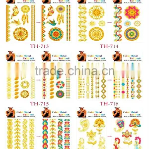 High Quality Eco-friendly Men Gliter Tattoo DesignPower Supply Tattoo T006-003 thumbnail-2
