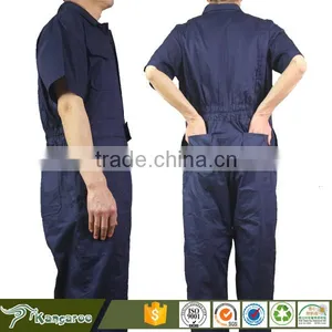 100% Cotton Short Sleeve Lightweight Summer Coveralls For Men thumbnail-3