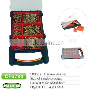580 Pieces Screw Set in China thumbnail-1