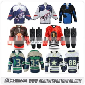 Custom Design Full Printed Wholesale Hockey Socks thumbnail-1