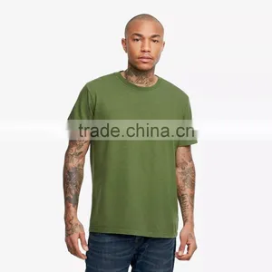 100% Cotton Plain Round Neck T Short Sleeve Premium Crew Men's t Shirt thumbnail-6