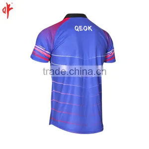 Sky Blue Rugby Football Jerseys ,Qeok Sports Design,Digital Printing Garments thumbnail-4