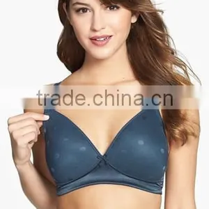 Women Sexy Nude Bra ,sexy Womens Jacquard Nursing Bra thumbnail-1