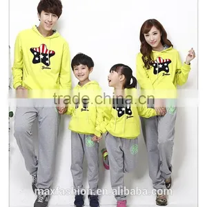 2015 Parentage Clothes Cute Kid Shirt and Pant, Couple Hoodie Jacket and Pant thumbnail-1