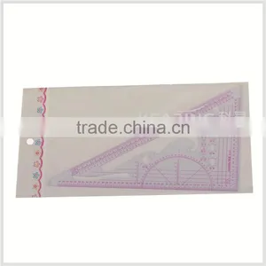 Kearing Brand 1:3/1:4/1:5 Transplant Plastic Sandwich Line Flexible Triangular Scale Ruler #8345 thumbnail-1