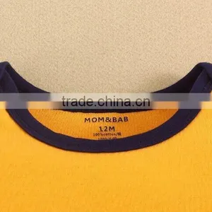 MOM AND BAB Wholesale Baby Boys Clothes Summer Baby Boys Bodysuit 100%cotton Embroidery Design thumbnail-2