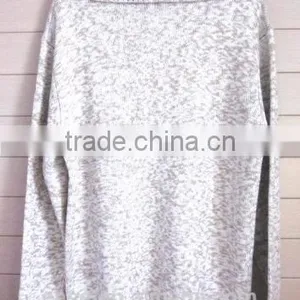 Zip Collar Neck Jacquard Style Mens Multi Color Sweater thumbnail-2