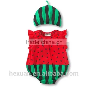 Cute Printed Cotton Short Sleeve Baby Boy Clothes Set Romper thumbnail-2