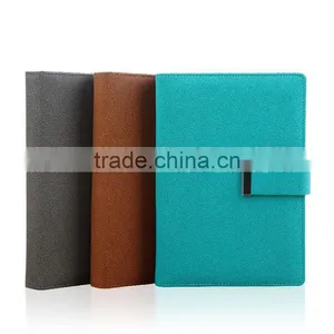 A5 Matt Discolorment PU Cover Planner With Clasp Button Embossed/debossed Logo Organizer Person Diary thumbnail-2