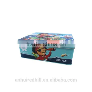 Square Cookie Tin Boxes With Custom Designs Christmas Cookie Tin Box thumbnail-2