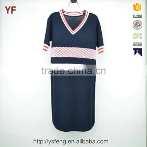 Cotton Materials Women Casual One Piece Latest Sweater Dress Designs thumbnail-1