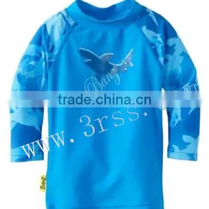 2014 Blue UPF50+ Rash Guard for Boy thumbnail-1