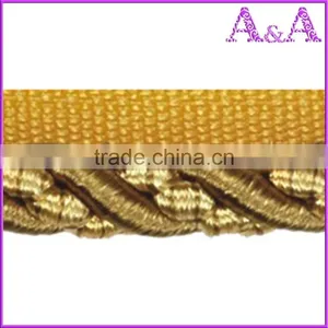 New Style 4.2cm Width Dark Pink Cotton Accessories Curtain Fringe for Decoration thumbnail-1