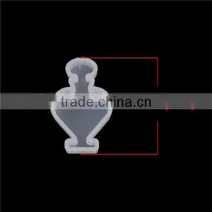 Silicone DIY Tools Resin Mold Heart Bottle White 44mm x 28mm thumbnail-2