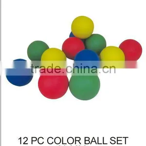 KID OUTDOOR TOYS (S161) 12PC COLOR BALL SET thumbnail-1
