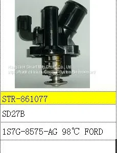 For Ford Thermostat and Thermostat Housing 5S6G8575AB,2485613,2485666,1S7G-8575-AG thumbnail-4