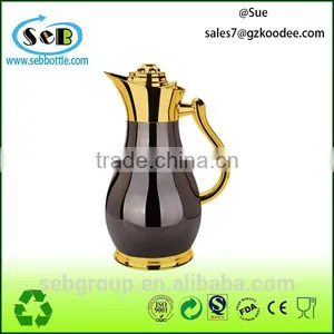 Hot Sell Golden / Silver Glass Thermos Vacuum Flask; Stainless Steel Kettle;double Tea Kettle thumbnail-3