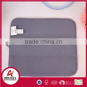 Solid Color Design Microfiber Dish Drying Mat With Great Price thumbnail-6