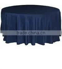 Round Lamour Satin Table Cover and Tablecloth Wedding Table Cover thumbnail-1