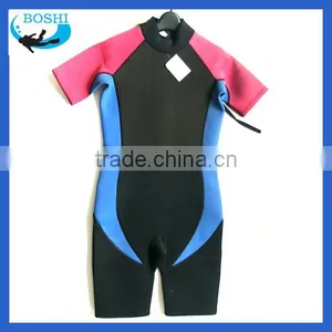 Semi-Dry Suits Fancy Short Sleeve Neoprene Surfing Wetsuit thumbnail-6