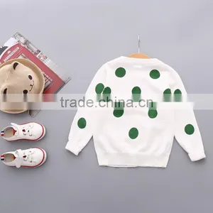 Children Clothing Tops Design Woolen Hand Knit Neck Sweater for Girls thumbnail-3