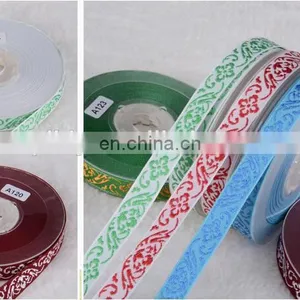 Personalized Jacquard Shiny Metallic Polyester Ribbon thumbnail-4