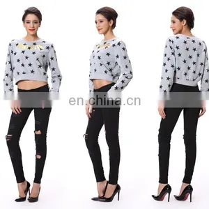220g Cotton Fleece Vintage Women's Blouses for Work thumbnail-3
