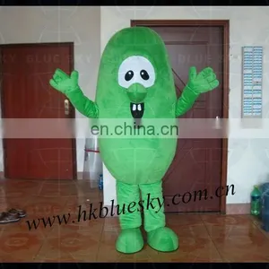 Custom Green Bean Mascot Costumes thumbnail-1