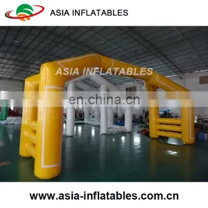 The Most Attractive 0.6mm Thickness PVC Tarpaulin Inflatable Arch , Inflatable Event Archway, Inflatable Finish Arch thumbnail-1