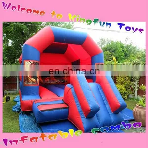 Mini Spiderman Slide With Bounce House thumbnail-1