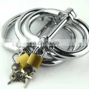 Electronic Handcuff, Metal Stainless Steel Handcuff for Adult Couple Fun Game Product thumbnail-3