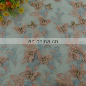New Arrival Popular Beautiful 3d Lace Fabric Beads Bridal thumbnail-2